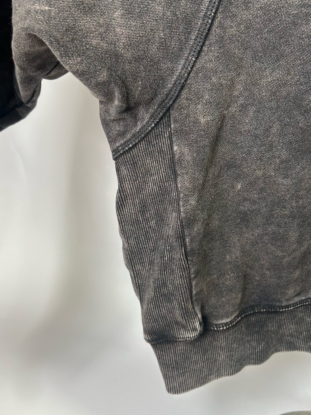 women's  Charcoal Half-Zip Pullover Sweater - Picture 5 of 9